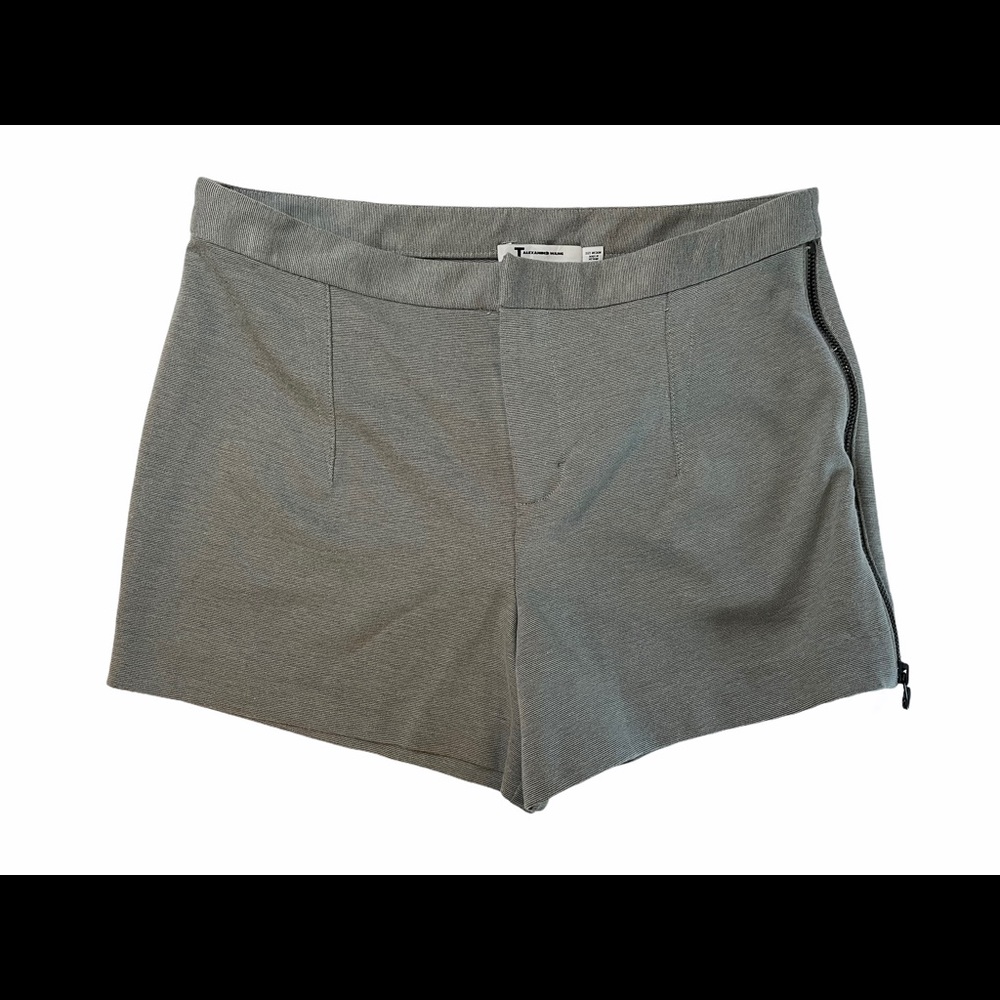 T by Alexander Wang | Pointe Side Zip Short | Gray